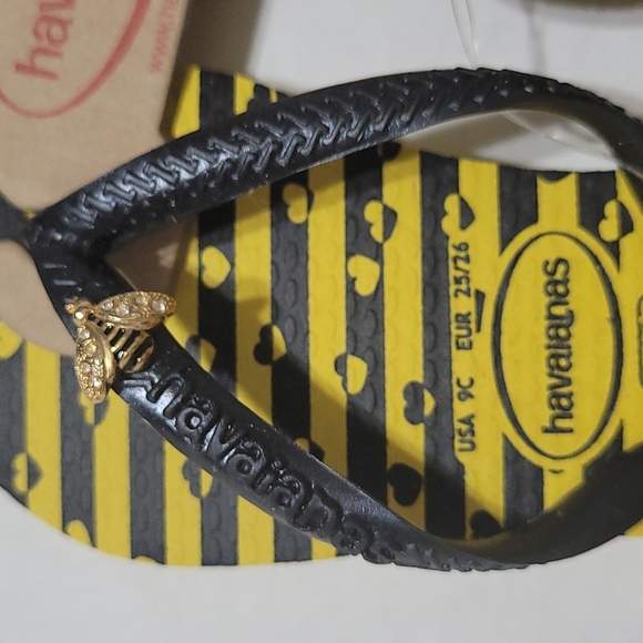 Havaianas Citrus yellow Bumblebee kids flip flops - Picture 2 of 5